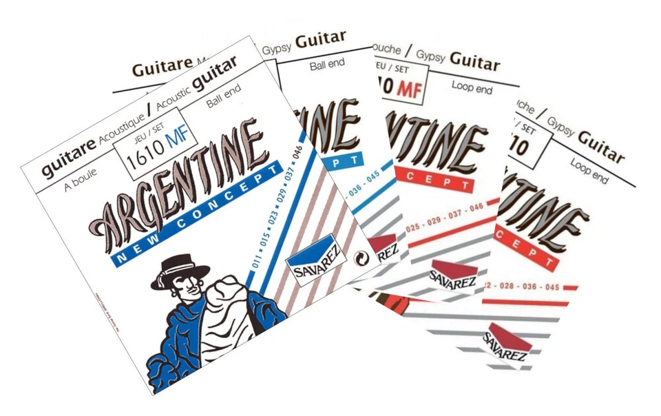 Savarez Argentine Gyspy Jazz Saiten für Gitarre mit Ball oder Loop End