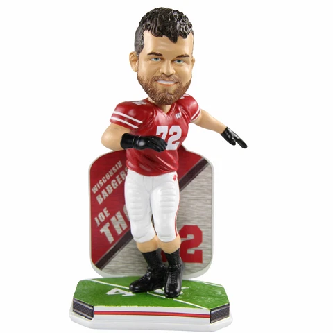 Wisconsin Badgers Browns Joe Thomas Bobblehead - Numbered to 2,018 NEW! Cover