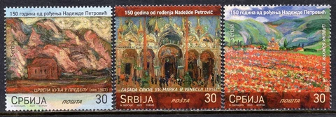 1950 - SERBIA 2023 - Nadezda Petrovic - Painter - Art - MNH Set Cover