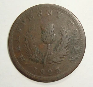 Ficha de medio centavo de Nueva Escocia 1823 - NS-1A3 - COMBINAR para ahorrar - CT-013 - Imagen 1 de 3