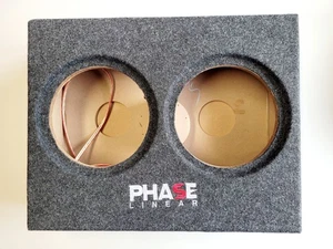 Alloggiamento subwoofer auto Phase Linear extra piatto doppio 8 pollici 1 pezzo nuovo - Foto 1 di 5