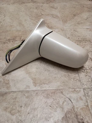 Espejo retrovisor eléctrico del lado del conductor blanco perla Cadillac Eldorado 92-02 Foto 1 de 4