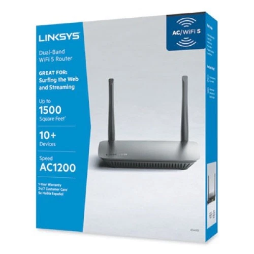 Linksys AC1200 1.2 Gbps Speed WiFi Router - E5400 - Image 1 of 1
