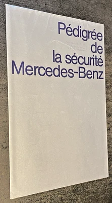 Brochure de Vente  Pédigrée de la Sécurité MERCEDES BENZ - Non Daté - Bel Etat. - Photo 1/4