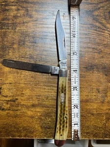 Case XX USA 2 DOT Greenbone Trapper Knife-62048 SS-NEAR MINT - Picture 1 of 13