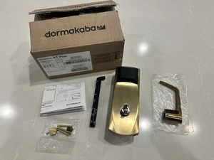 Dormakaba RT Plus Satin Brass 79RT RFID F79PS-10B032N-606 Lodging Door Lock - Picture 1 of 9