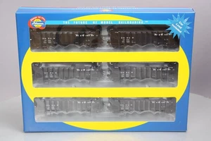 Athearn 95615 HO Scale Rio Grande 40' 3-Bay Hopper 6-Car Set LN/Box - Bild 1 von 3