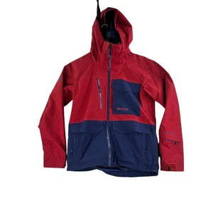 Marmot Jacket Mens Small Red Carson GoreTex Insulated Ski Snowboard Recco - Picture 1 of 16