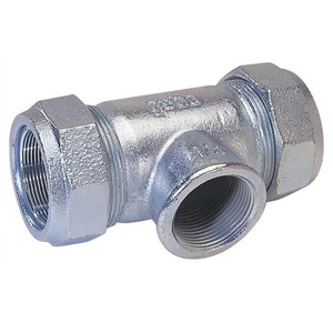 Gebo Temperguss Klemmverbinder Typ T, Abgang mit IG (21,3 x 21,3 mm x 1/2'') - Bild 1 von 1