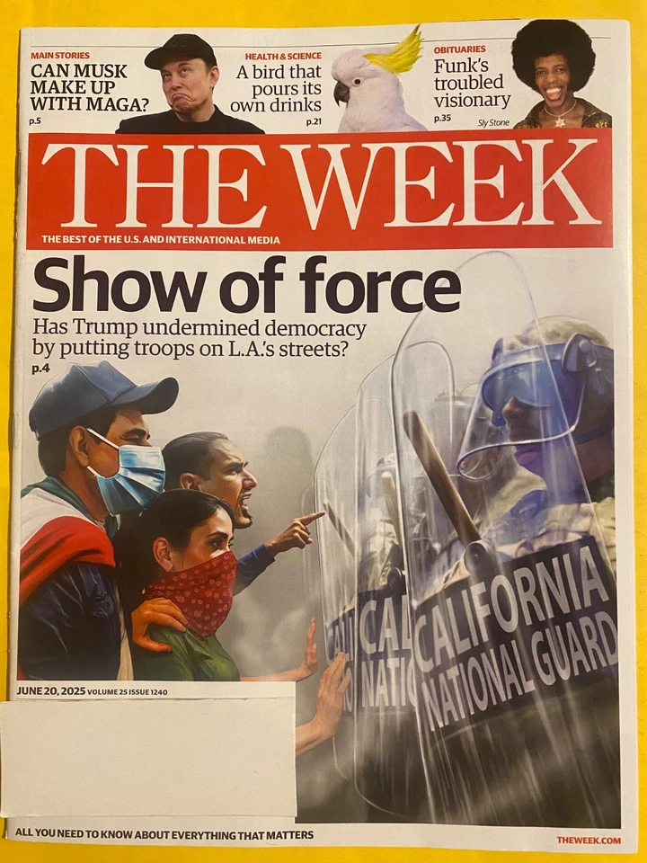 DONALD TRUMP week ELON MUSK sly stone MILEY CYRUS jared Leto MAYBE HAPPY ENDINGS Foto 1 de 4