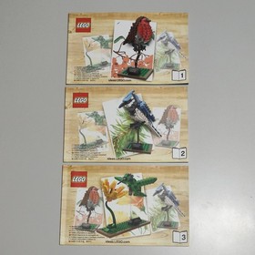 Lego Ideas Birds 3 Instruction Manuals Set 21301 Box Included NO LEGOS INCLUDED 