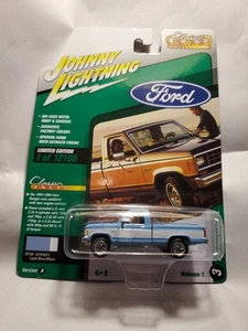 Camioneta pickup Ford Ranger XL Johnny Lightning 1984 clásica dorada negra - Imagen 1 de 9