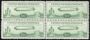US Stamps # C18 Airmail MNH Superb Mint State Block Of 4 - Picture 1 of 1