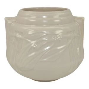 Roseville Ivory Laurel 1934 Vintage Art Deco Pottery Ceramic Vase 250-6 - Picture 1 of 6