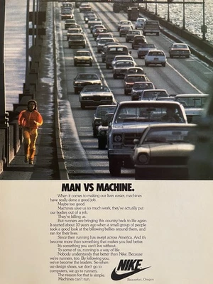 Nike Running Shoe Ad                               MAN VS MACHINE - Image 1 of 4