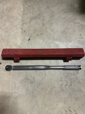 Vintage Proto 1/2” Drive 6014-3 25lbs To 250 Lbs Torque Wrench Tested With Case - Image 1 of 4
