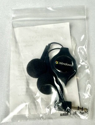 Microsoft Windows Retractable Headphones CD MP3 Players Laptop. New - Image 1 of 4