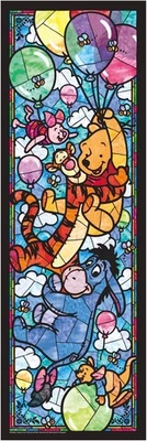 Jigsaw Puzzle Winnie the Pooh Stained Glass DSG-456-722 456 Piece - Image 1 of 3