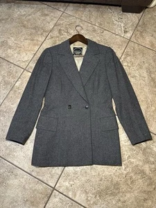 Creed Double Breasted Wool Blazer Very Rare 1 of 1 Gray Archive Runway (Flaws) - Picture 1 of 13