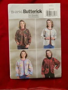 Chaqueta Corta Vintage Butterick Patchwork Patrón B4056 Talla XS-M Envío Gratis - Imagen 1 de 2