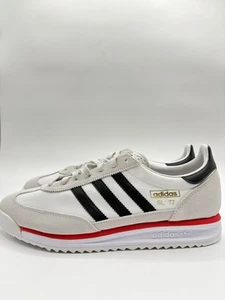 Adidas Homme SL72 RS Originals Tailles 8-12 Blanc Noir Rouge |JS0746| - Photo 1/5