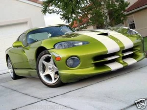 8" Plain Rally stripes Stripe Graphics FIT All Year Mod Dodge VIPER SRT-10 GTS - Picture 1 of 4
