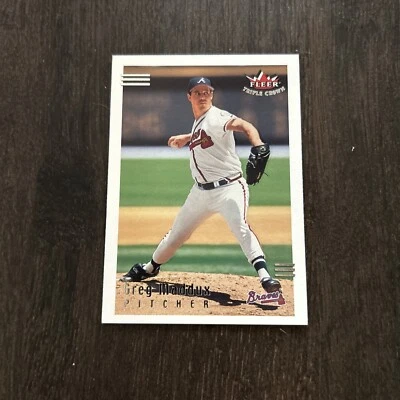 Greg Maddux 2002 Fleer Triple Crown #166 Atlanta Braves - Image 1 of 2