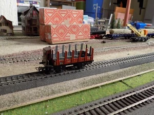 MARKLIN - Märklin 372, VINTAGE STAKE WAGON, SCALE HO - Picture 1 of 5