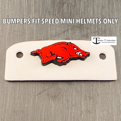 Arkansas Razorbacks “Running Hog” Riddell Speed Mini Helmet 3D Front Bumper Cover