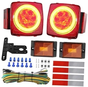 Super Bright Led Trailer Light Kit, IP68 Waterproof Submersible Boat Trailer - Picture 1 of 7
