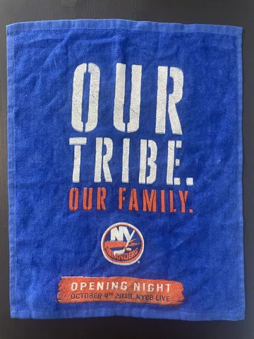 NHL New York Islanders 2019 Opening Night “Our Tribe Our Family” Rally Towel Cover