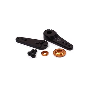 Racers Edge Large 4-in-1 Black Aluminum Clamping Servo Arm (Horn) 23T Sanwa - Picture 1 of 1