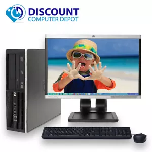 HP Elite 8100 Windows 10 Desktop Computer Core i7 3.2GHz 4GB 1TB 22" LCD WiFi - Picture 1 of 6