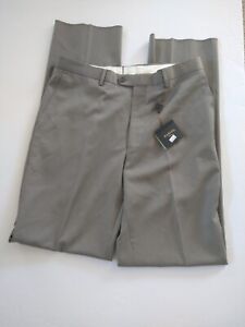  Baroni Dress Pants Men's Sz 34 Super 150's Unhemmed Gray Brown Color NWT $225