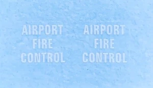 Transferencia/calcomanía de transferencia/calcomanía de licitación contra incendios Dinky 276 (control de incendios del aeropuerto) - Imagen 1 de 1