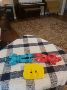 Vintage Rockem Sockem Robots Replacement Robots Only 2001 Both Robots One Base - Picture 1 of 9