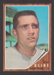 1962 TOPPS  BASEBALL  # 216  RON KLINE   13066