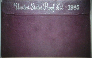 1985-S US Proof Mint Set 5 Coins CLAD 24sct00401-2 - Picture 1 of 4