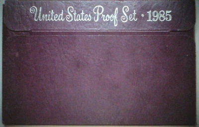 1985-S US Proof Mint Set 5 Coins CLAD 24sct00401-2 - Image 1 of 4