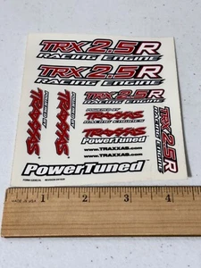 RC Traxxas TRX 2.5R Racing Engine Sticker Sheet NEW NOS Power Tuned 52DECAL R/C - Picture 1 of 1