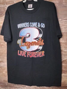 Vintage 2001 IN MEMORY OF Dale Earnhardt Sr NASCAR Racing Memorial T-Shirt LEGENDEN - Bild 1 von 7