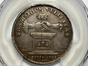 Token commemorating the wedding of Maria Leszczyńska with Louis XV in 1725 - Picture 1 of 9