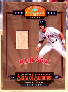 2005 Donruss Classics Stars of Summer Materials #BOS-8 Dwight Evans Relic /250 - Picture 1 of 2
