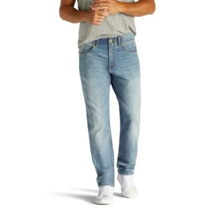 Lee Extreme Motion Athletic Fit Jeans Men 29x34 Blue Tapered Leg Performance NEW - Picture 1 of 12