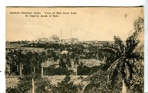 Caribbean Central Hershey - Sugar Mill in the background old postcard - Picture 1 of 4