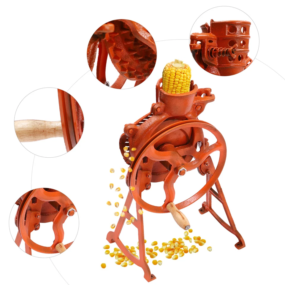 2-In-1 Corn Thresher Hand Corn Cob Sheller Corn Kernels Thresher Machine 10cm - Image 1 of 4