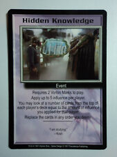 1997 BABYLON 5 CCG - PREMIER ( 1ST ) EDITION - FIXED CARD - HIDDEN KNOWLEDGE