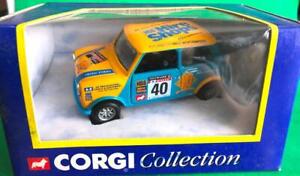 1:36 CORGI CLASSIC MINI "CORGI 40th ANNIVERSARY" RAC RALLY CAR  #140  MINT/BOXED