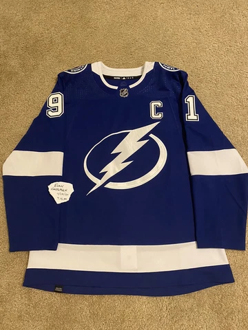 Tampa Bay Lightning Jersey - Adidas Primegreen - Size 52 - #91 Steven Stamkos Cover