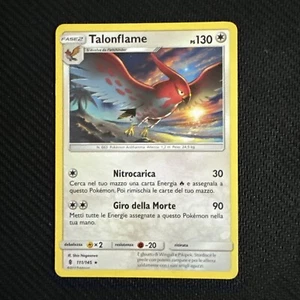TALONFLAME 111/145 Rara in Italiano POKEMON Sole Luna Guardiani Nascenti - Picture 1 of 1